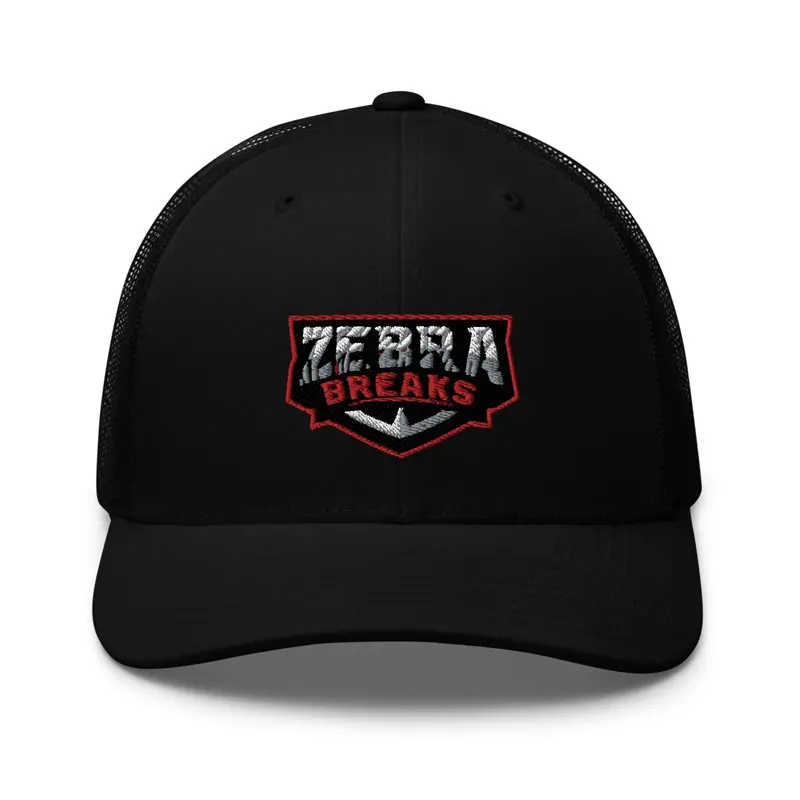 Zebra Breaks Logo Hat